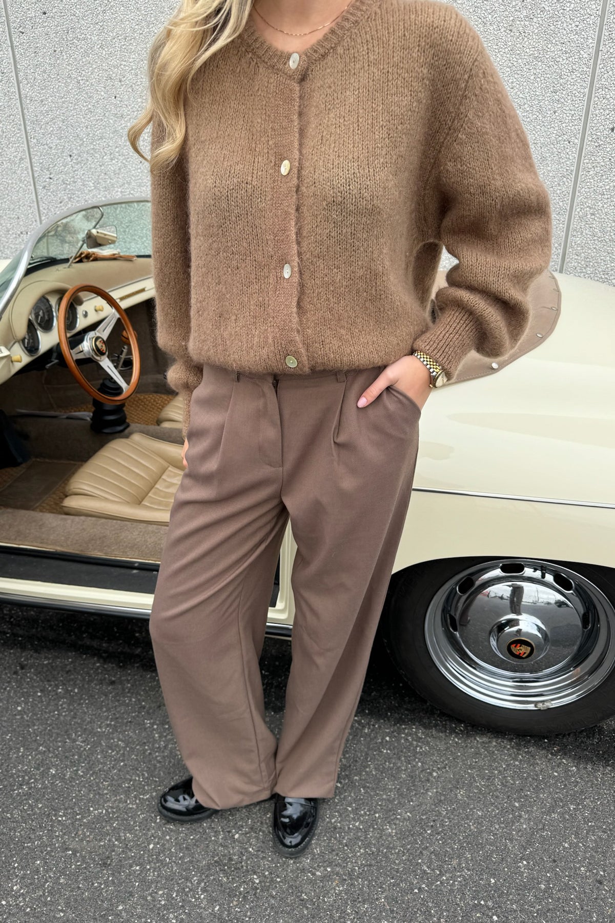 IdaIC Cardigan - Camel