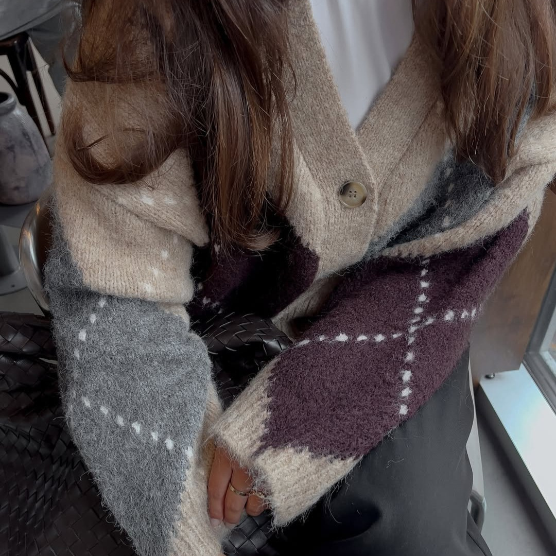 N - Laiana knit cardigan sand melange