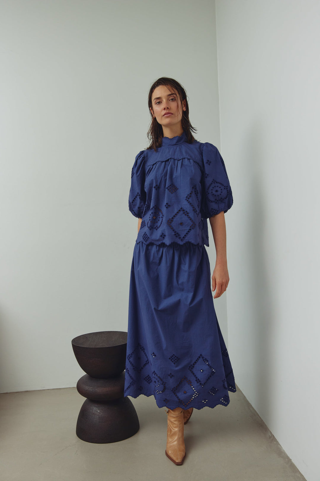 Noella N-Marilyn Blouse Dusty Blue