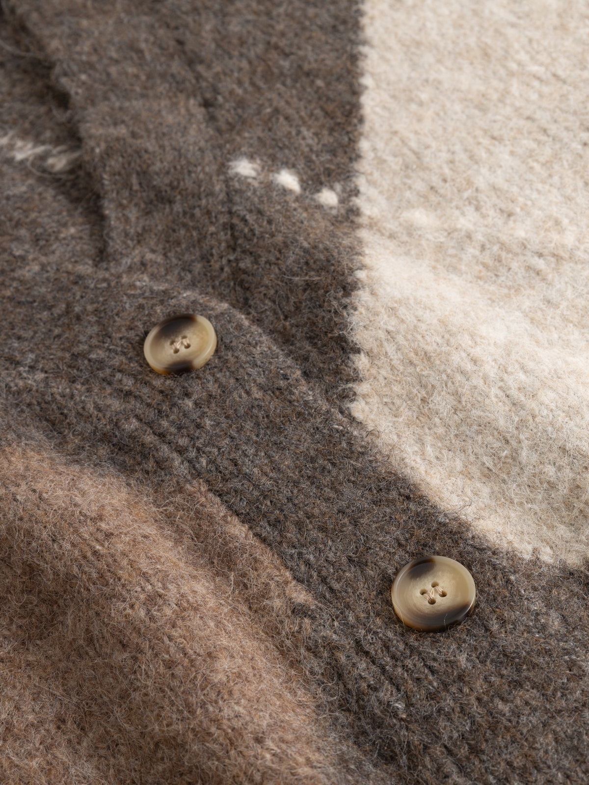 N-laiana knit cardigan Ashton Brown mix