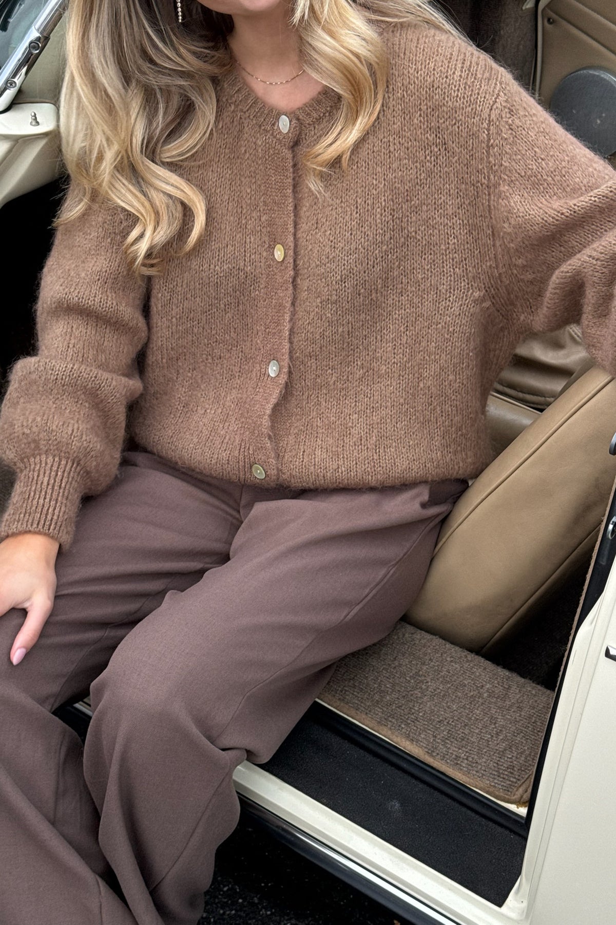 IdaIC Cardigan - Camel