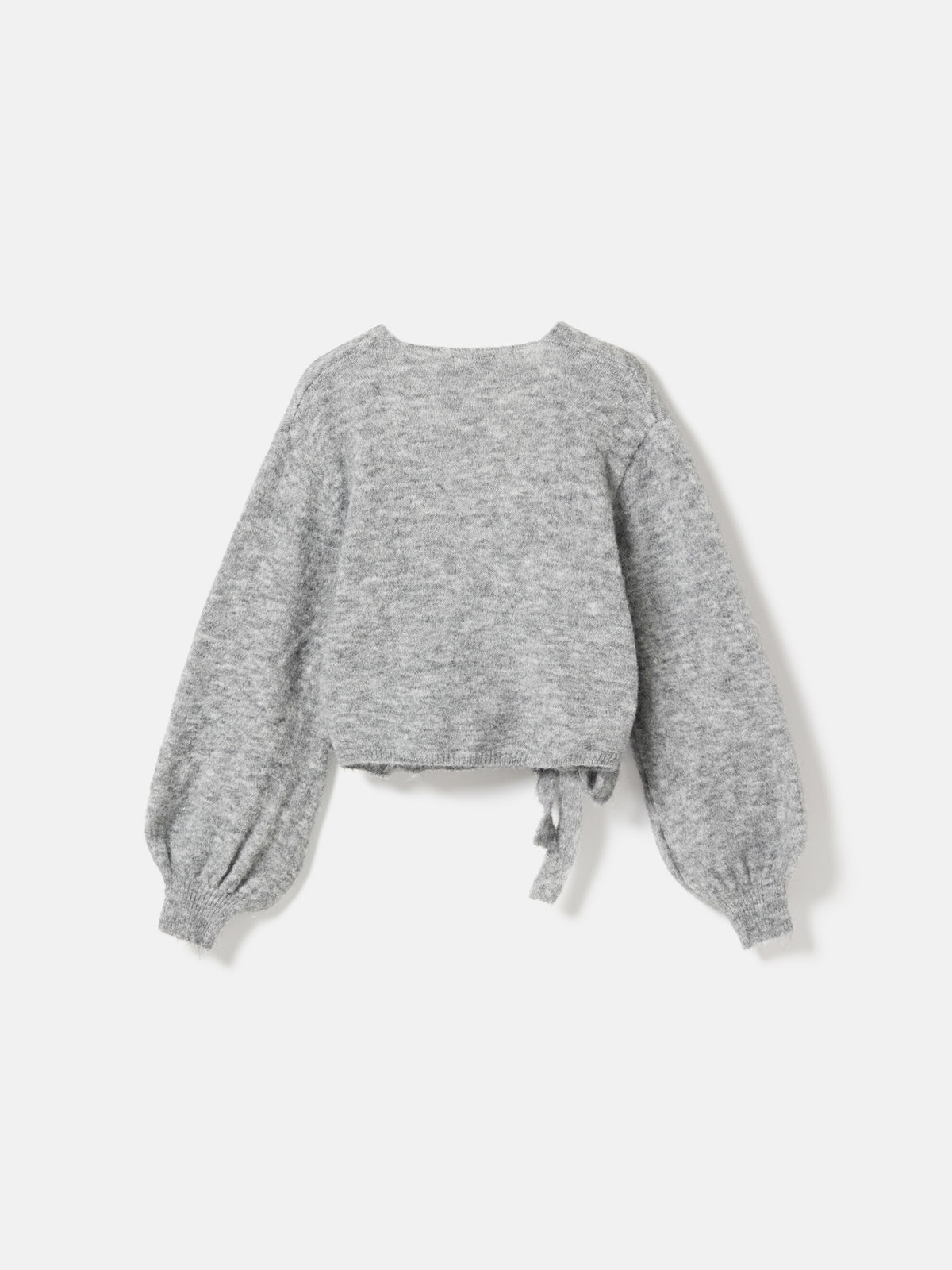 N-maelee knit cardigan medium grey melange