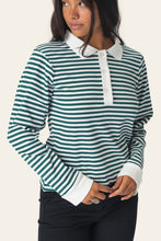 Last inn bildet i Galleri-visningsprogrammet, CarlyIC Polo - Green Stripes
