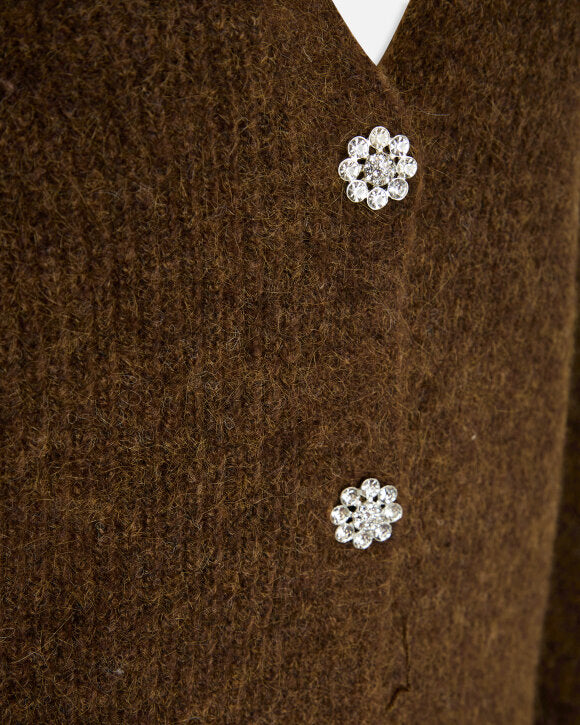 Lui Rhinestone cardigan